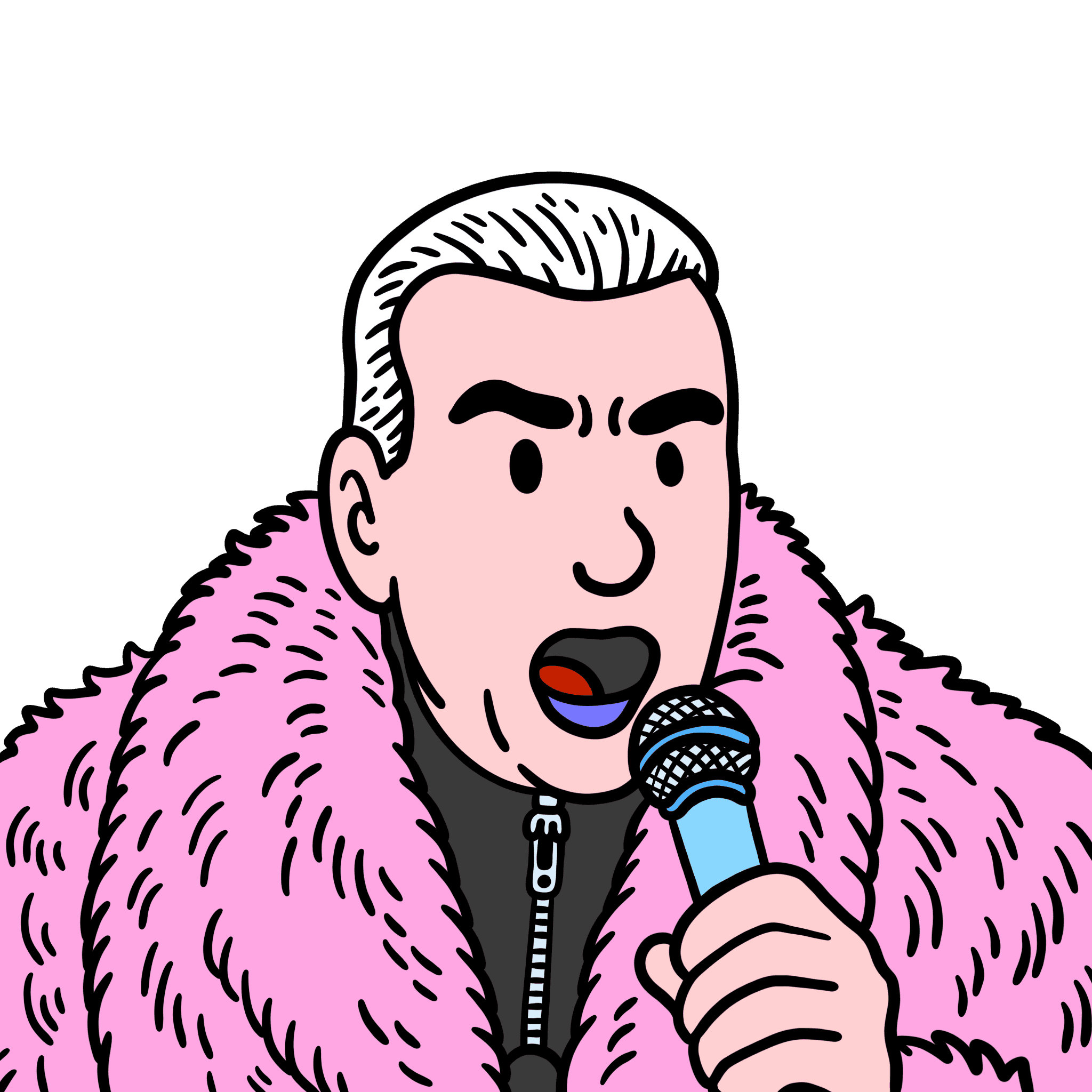 illustration of German metal band Rammstein