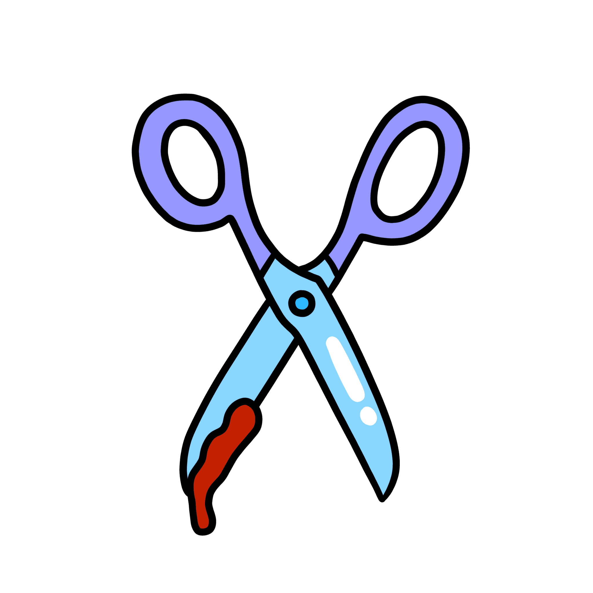 Scissors from the Struwwelpeter tale about the thumb-sucker